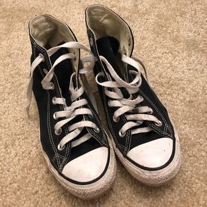 CONVERSE black classic high top shoes
